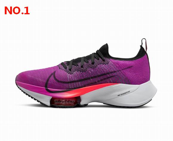 Nike Air Zoom Tempo NEXT% Shoes Unisex Purple Black;